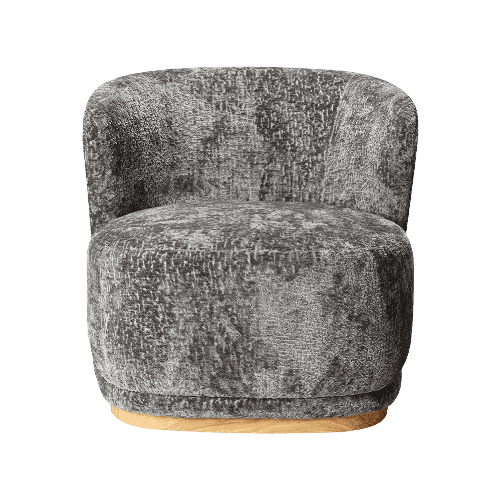 Grijze sponskussen ruststoel