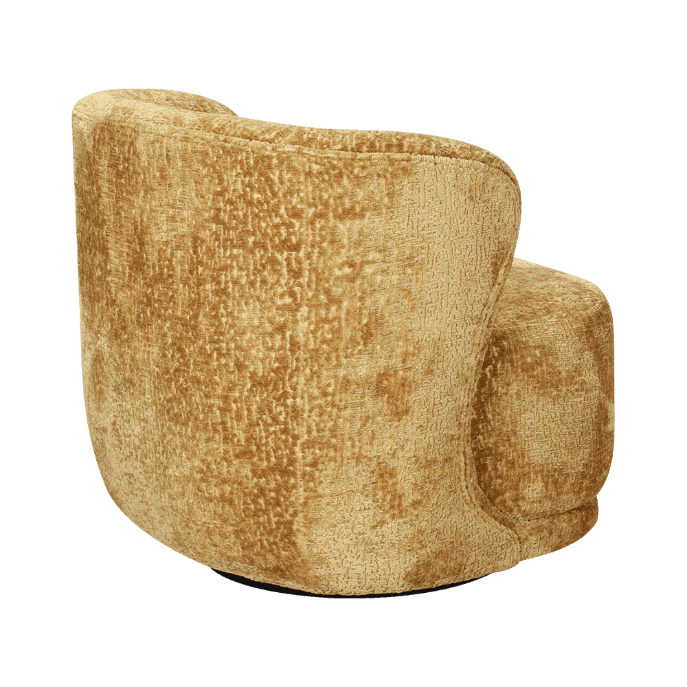 Harige volledig gestoffeerde lounge stoel