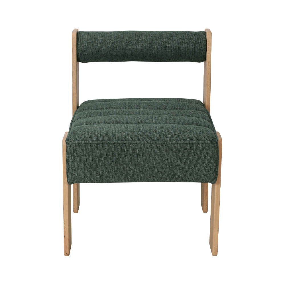 Stof rubberen houten eetkamerstoel