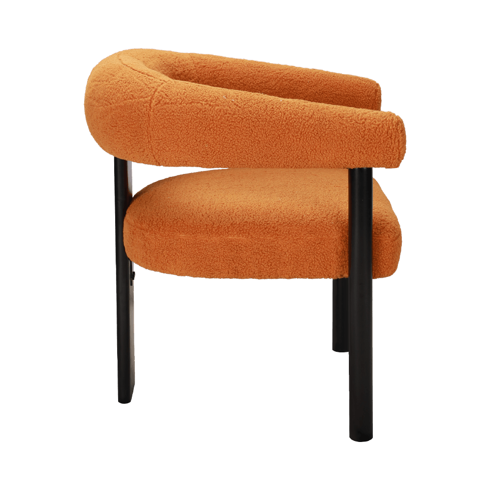 Sponskussen vaste houten eetstoel