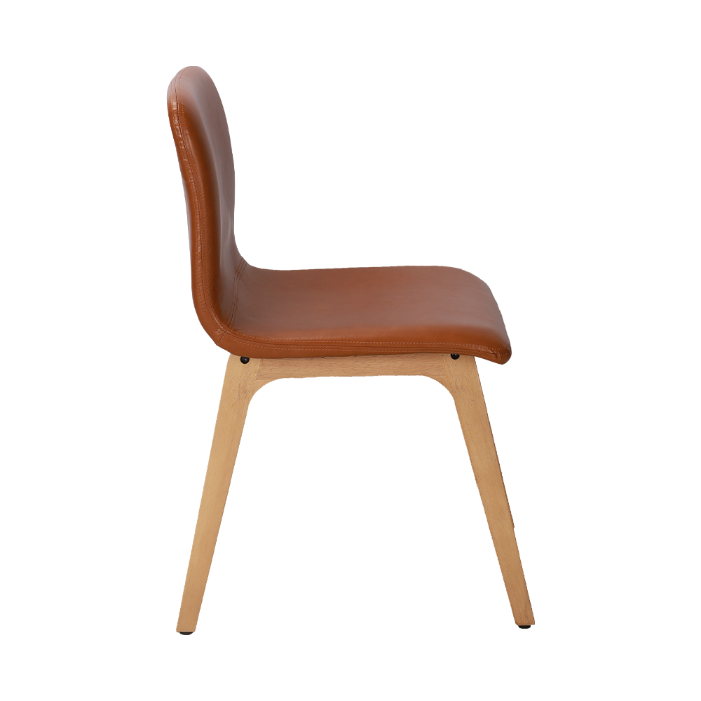 Bruine Bentwood vaste houten eetstoel