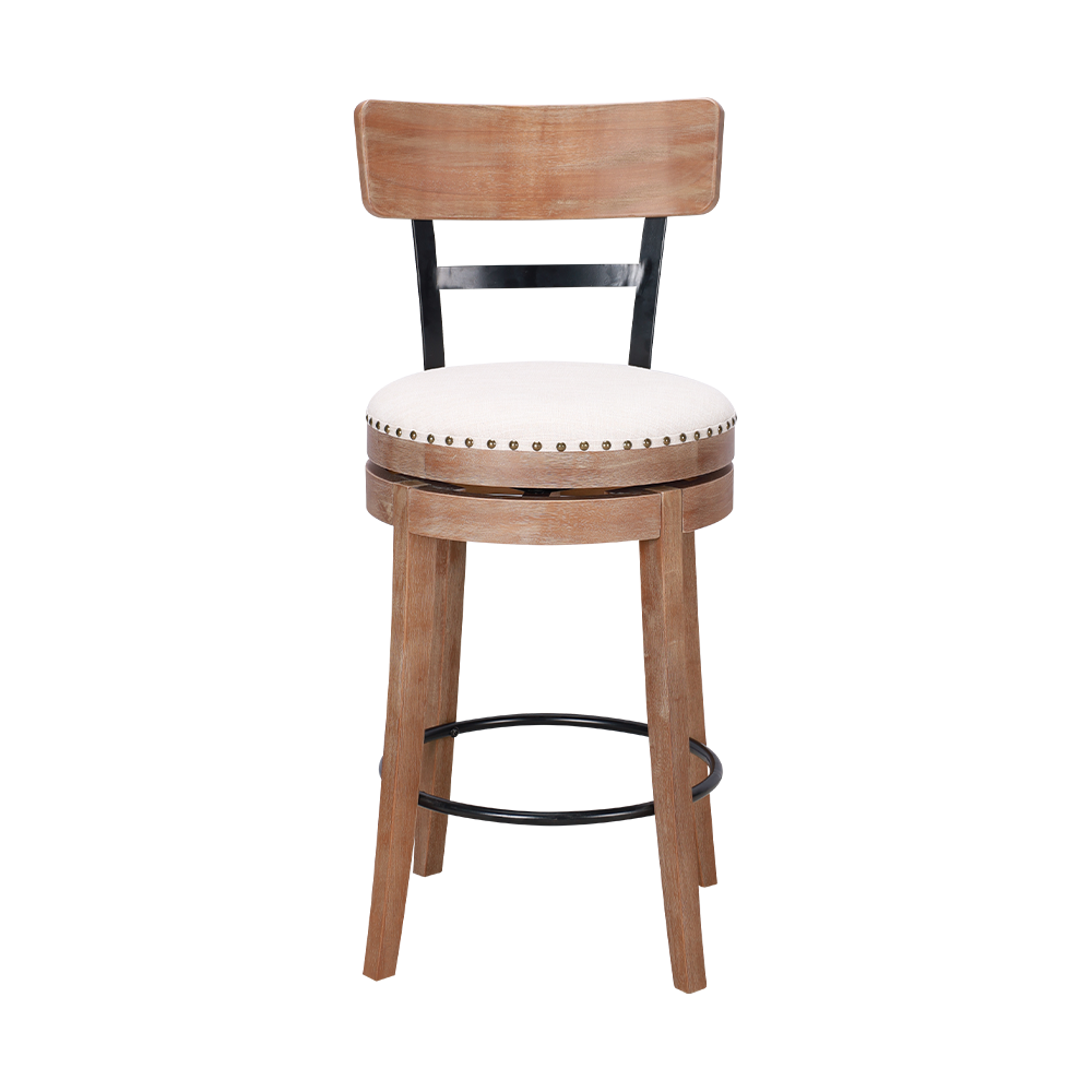 Rubberen houten spons kussen eetstoel