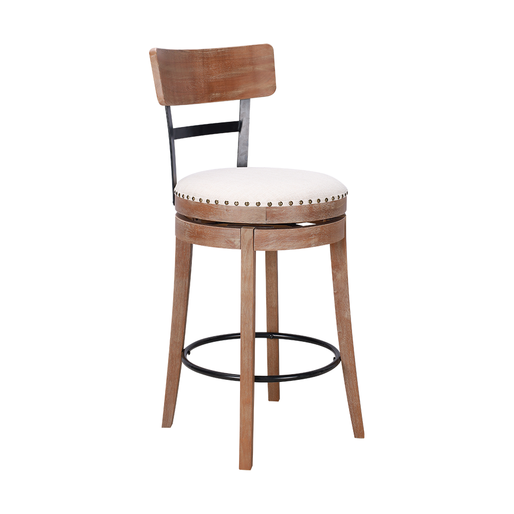 Rubberen houten spons kussen eetstoel