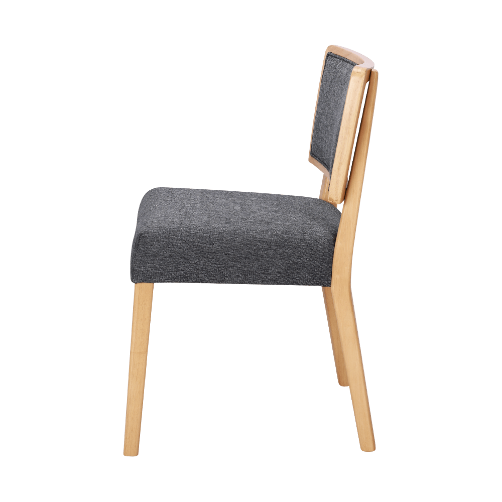 Lederen schuim kussen vaste houten eetkamerstoel