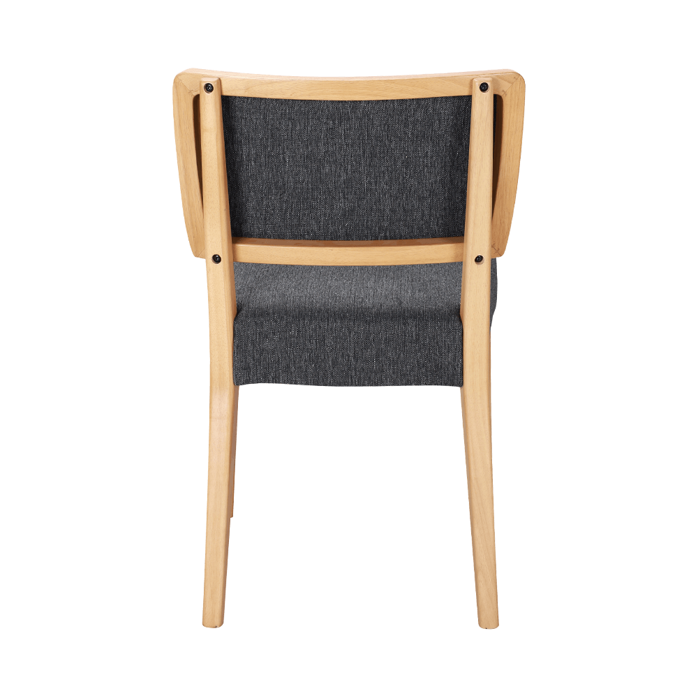 Lederen schuim kussen vaste houten eetkamerstoel