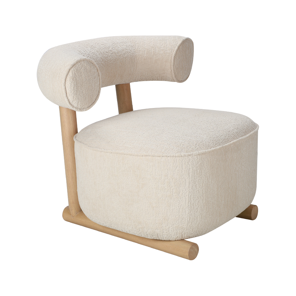 Moderne stof U-vormige lounge stoel