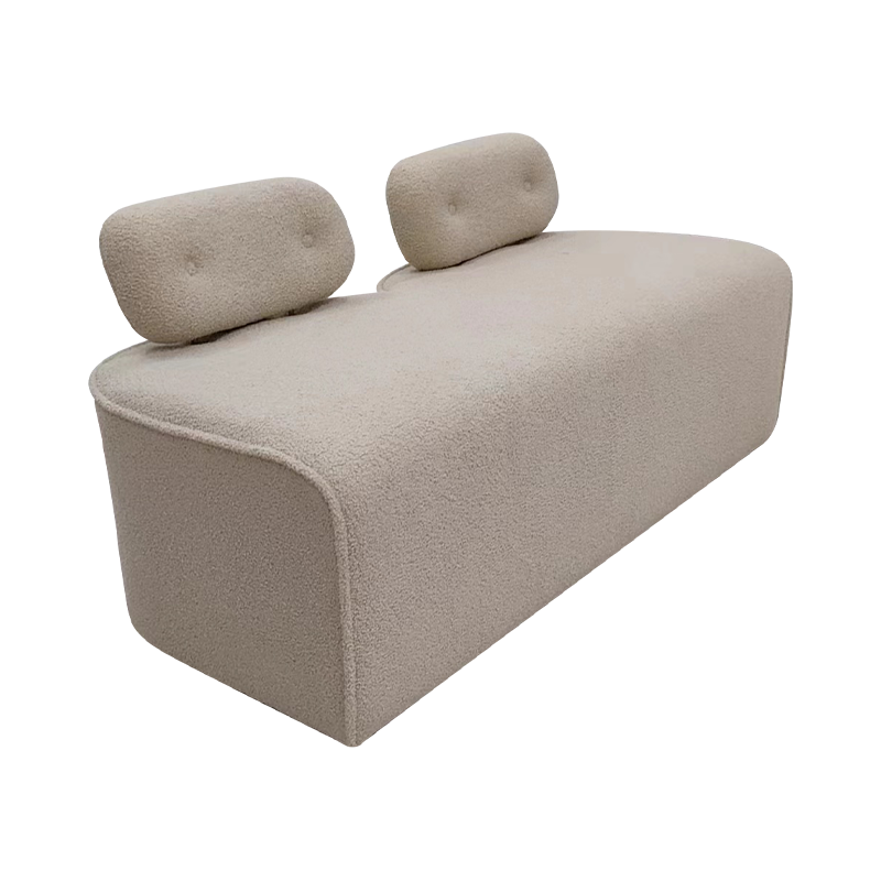 Dubbele bank spons couch loveseat met rugleuning